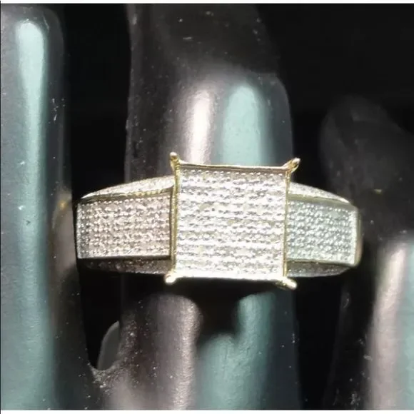REAL DIAMOND Ring New Men Women Engangment